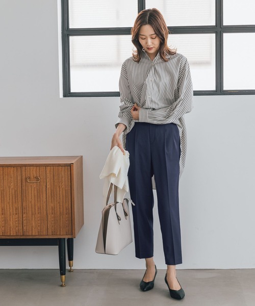 GLOBAL WORK(グローバルワーク)の「365日マイスタイルシャツ/906637(シャツ/ブラウス・レディース・ブルー/グレー系その他/グレー系その他2/ブラウン系その他/ベージュ系その他/ベージュ系その他2/ブルー系その他/ネイビー系/パープル系その他・MEDIUM/X-LARGE)」の21枚目の写真