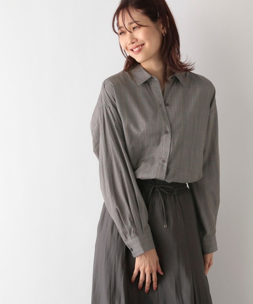 GLOBAL WORK(グローバルワーク)の「365日マイスタイルシャツ/906637(シャツ/ブラウス・レディース・ブルー/グレー系その他/グレー系その他2/ブラウン系その他/ベージュ系その他/ベージュ系その他2/ブルー系その他/ネイビー系/パープル系その他・MEDIUM/X-LARGE)」の17枚目の写真