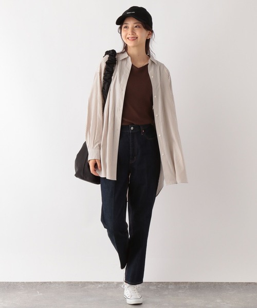 GLOBAL WORK(グローバルワーク)の「365日マイスタイルシャツ/906637(シャツ/ブラウス・レディース・ブルー/グレー系その他/グレー系その他2/ブラウン系その他/ベージュ系その他/ベージュ系その他2/ブルー系その他/ネイビー系/パープル系その他・MEDIUM/X-LARGE)」の18枚目の写真