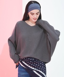 coca（coca） | リピ必至★前後２WAYドルマンVネックニット(ニット/セーター)