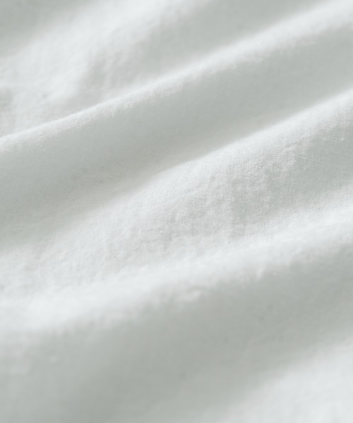 quadro（クオドロ）の「綿麻ダンプ近江晒レギュラーシャツ（シャツ/ブラウス・メンズ・ホワイト・MEDIUM/LARGE）」の12枚目の写真