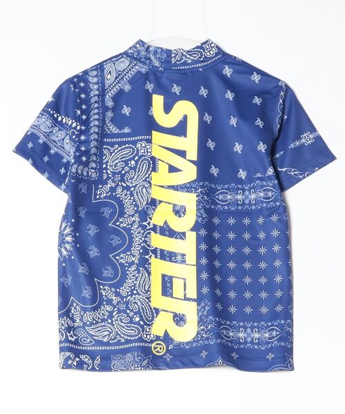 STARTER BLUE LABEL(スターターブルーレーベル)の「【STARTER GOLF】スターターゴルフ BANDANA MOCK NECK TEE モックネック Tシャツ SG-123004(Tシャツ/カットソー・メンズ・ネイビー/ブラック/レッド・L/XL/M/XS/S)」の5枚目の写真
