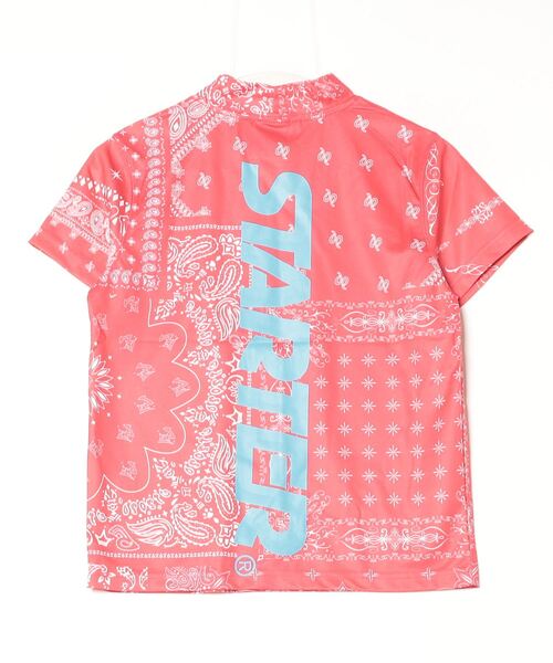 STARTER BLUE LABEL(スターターブルーレーベル)の「【STARTER GOLF】スターターゴルフ BANDANA MOCK NECK TEE モックネック Tシャツ SG-123004(Tシャツ/カットソー・メンズ・ネイビー/ブラック/レッド・L/XL/M/XS/S)」の6枚目の写真