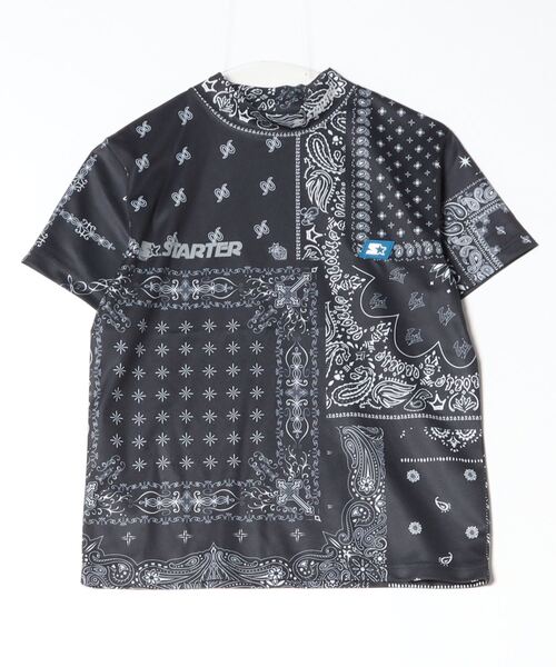STARTER BLUE LABEL(スターターブルーレーベル)の「【STARTER GOLF】スターターゴルフ BANDANA MOCK NECK TEE モックネック Tシャツ SG-123004(Tシャツ/カットソー・メンズ・ネイビー/ブラック/レッド・L/XL/M/XS/S)」の17枚目の写真