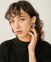【TOGA PULLA】マーブルスクエアピアス　両耳用 TOGA PULLA（トーガ プルラ）の「【TOGA PULLA/トーガプルラ