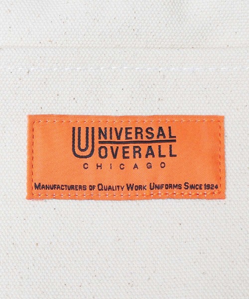 UNIVERSAL OVERALL(ユニバーサルオーバーオール)の「ヘヴィーキャンバス 配色 ニュースペーパーバッグ(ショルダーバッグ・メンズ・ホワイト系その他/ホワイト系その他2・FREE)」の14枚目の写真