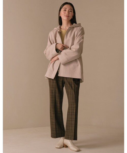 THE SHOP TK (ザ ショップ ティーケー )の「◆【理想が叶う】ウーリッシュワイドパンツ/洗濯機OK~FromTheVoice~(その他パンツ・レディース・ブラウン系2/ダークブラウン/ライトベージュ/ブラック/ダークグリーン・11/14/13/12)」の22枚目の写真