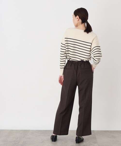 THE SHOP TK (ザ ショップ ティーケー )の「◆【理想が叶う】ウーリッシュワイドパンツ/洗濯機OK~FromTheVoice~(その他パンツ・レディース・ブラウン系2/ダークブラウン/ライトベージュ/ブラック/ダークグリーン・11/14/13/12)」の10枚目の写真