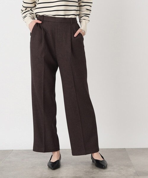 THE SHOP TK (ザ ショップ ティーケー )の「◆【理想が叶う】ウーリッシュワイドパンツ/洗濯機OK~FromTheVoice~(その他パンツ・レディース・ブラウン系2/ダークブラウン/ライトベージュ/ブラック/ダークグリーン・11/14/13/12)」の11枚目の写真