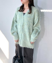 AS KNOW AS plus | ☆BIGシルエット シャギーVネックカーディガン(カーディガン/ボレロ)