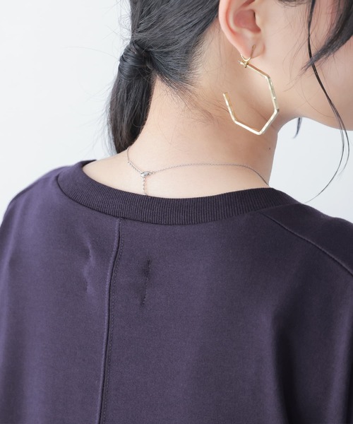 n'OrLABEL（ノアールレーベル）の「『バイカラー異素材ドッキングワンピース』（ワンピース・レディース・マスタード/ネイビー/ブラック・FREE）」の12枚目の写真