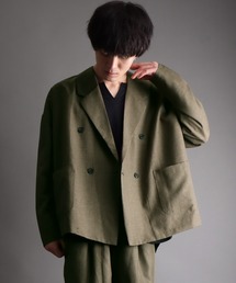 SITRY | double breasted loose tailored jacket/ダブルブレスト ルーズ テーラードジャケット(テーラードジャケット)