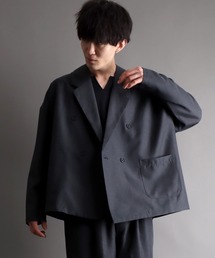 SITRY | double breasted loose tailored jacket/ダブルブレスト ルーズ テーラードジャケット(テーラードジャケット)