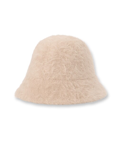 SHOO・LA・RUE(シューラルー)の「◆シャギーブリムダウンバケハ(ハット・レディース・ライトパープル/ブルー/ブラック/ベージュ/アイボリー/マスタード/グレー・00)」の5枚目の写真