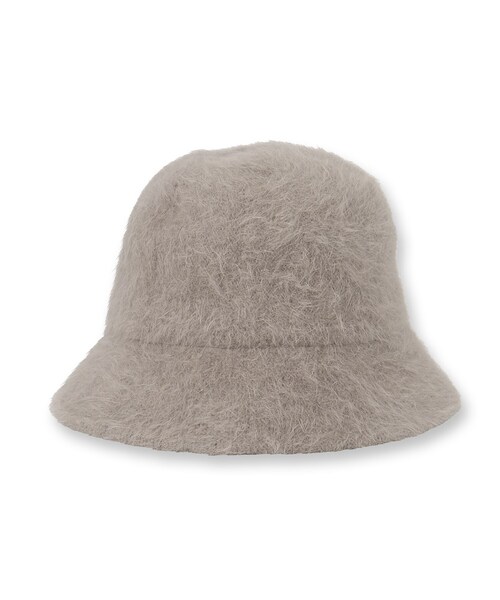 SHOO・LA・RUE(シューラルー)の「◆シャギーブリムダウンバケハ(ハット・レディース・ライトパープル/ブルー/ブラック/ベージュ/アイボリー/マスタード/グレー・00)」の9枚目の写真