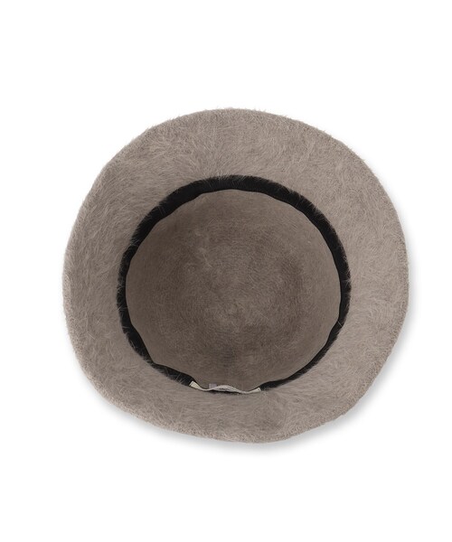 SHOO・LA・RUE(シューラルー)の「◆シャギーブリムダウンバケハ(ハット・レディース・ライトパープル/ブルー/ブラック/ベージュ/アイボリー/マスタード/グレー・00)」の11枚目の写真