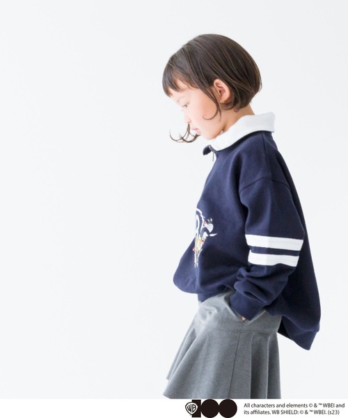 LOWRYS FARM（ローリーズファーム）の「WB100 HEROES UNITE　 975194（スウェット・キッズ・ホワイト/ネイビー・110cm/120cm/130cm/140cm/150cm）」の14枚目の写真