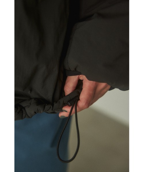 BLACK BY MOUSSY（ブラックバイマウジー）の「wave quilt pullover(ウェーブキルトプルオーバー)（ミリタリージャケット・レディース・カーキ/ブラック・FREE）」の14枚目の写真