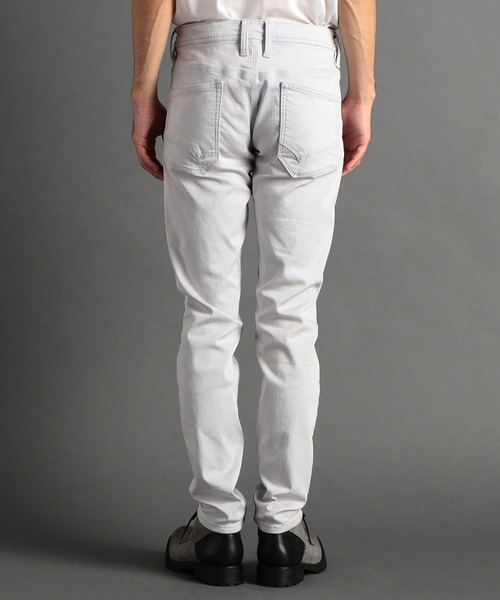 HIDEAWAYS NICOLE（ハイダウェイニコル）の「ヨコクロサテンストレッチ裏起毛パンツ（その他パンツ・メンズ・オフホワイト/ブラック/ライトグレー/チャコールグレー・LARGE/MEDIUM/SMALL/X-LARGE）」の6枚目の写真