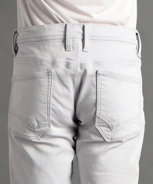 HIDEAWAYS NICOLE（ハイダウェイニコル）の「ヨコクロサテンストレッチ裏起毛パンツ（その他パンツ・メンズ・オフホワイト/ブラック/ライトグレー/チャコールグレー・LARGE/MEDIUM/SMALL/X-LARGE）」の9枚目の写真