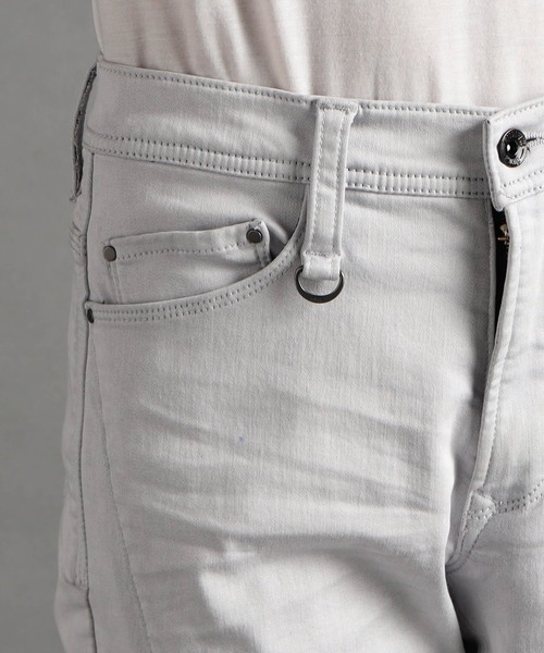 HIDEAWAYS NICOLE（ハイダウェイニコル）の「ヨコクロサテンストレッチ裏起毛パンツ（その他パンツ・メンズ・オフホワイト/ブラック/ライトグレー/チャコールグレー・LARGE/MEDIUM/SMALL/X-LARGE）」の10枚目の写真