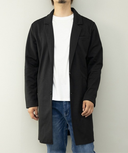 STYLEBLOCK（スタイルブロック）の「TCポンチチェスターコート（チェスターコート・メンズ・チャコール/ブラック/杢グレー・L/M/LL）」の2枚目の写真