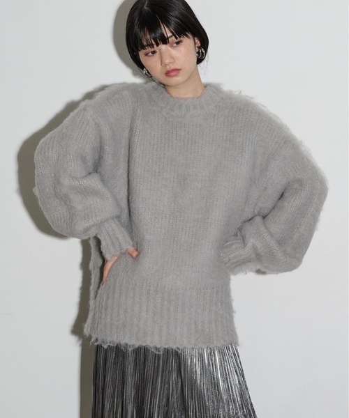 THE YOn（ザヨン）の「ブラッシュドシャギーニットプルオーバー