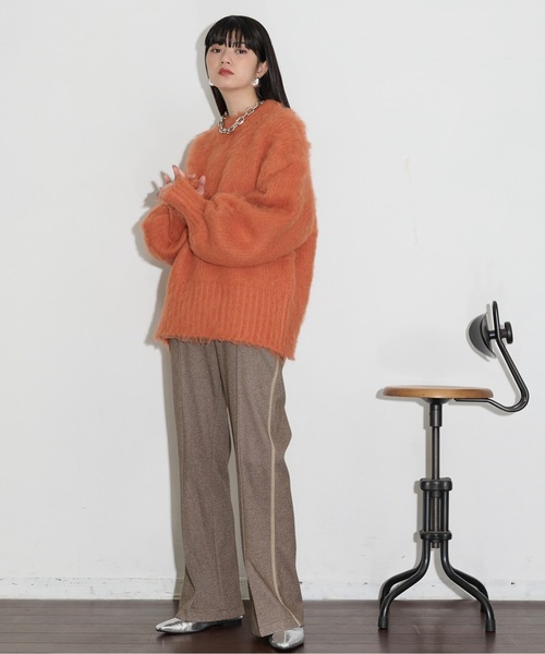 THE YOn（ザヨン）の「ブラッシュドシャギーニットプルオーバー