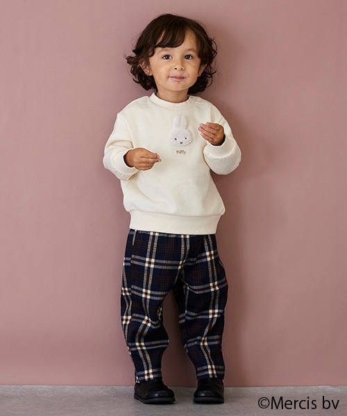 petit main（プティマイン）の「【ＷＥＢ限定／ミッフィー】トレーナー（スウェット・キッズ・アイボリー/ベージュ/ラベンダー/チャコール・80ｃｍ/90cm/100cm/110cm/120cm/130cm）」の21枚目の写真