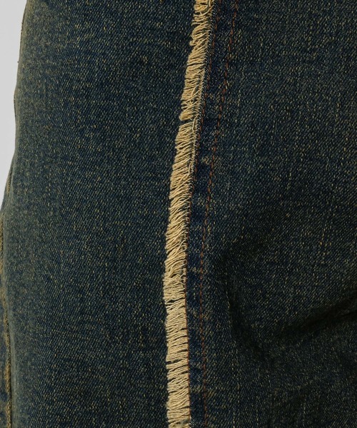 スリットデニムフレアパンツ（デニムパンツ）｜HUGELY（ヒュージリー）