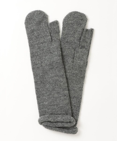 CONTROL FREAK / CTFK（コントロールフリーク）の「【CONTROL FREAK/コントロールフリーク】フィンガーレスニットロングミトン（手袋・レディース・チャコールグレー/グリーン/ライトブルー・FREE）」の7枚目の写真