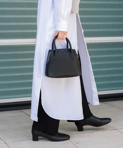 FORK&SPOON（フォークアンドスプーン）の「FORK&SPOON　キュプラ混リブニットパンツ（その他パンツ・レディース・ブラック/チャコールグレー/モカ・2/1）」の15枚目の写真