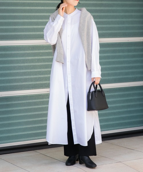 FORK&SPOON（フォークアンドスプーン）の「FORK&SPOON　キュプラ混リブニットパンツ（その他パンツ・レディース・ブラック/チャコールグレー/モカ・2/1）」の17枚目の写真