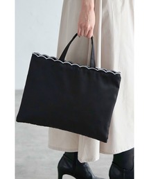 スカラップトートバッグ