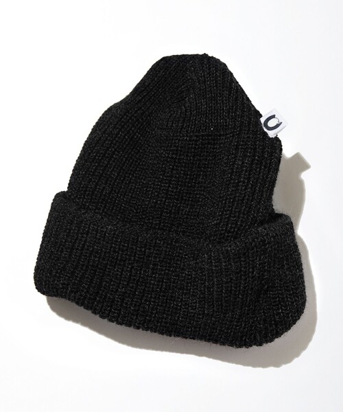 CAHLUMN(カウラム)の「CAHLUMN/カウラム Wool Rib Watch Cap/ウールリブ ワッチキャップ(ニットキャップ/ビーニー・メンズ・チャコールグレー/グリーン/ベージュ/ネイビー/ライトグレー/ブラウン・フリ-)」の2枚目の写真