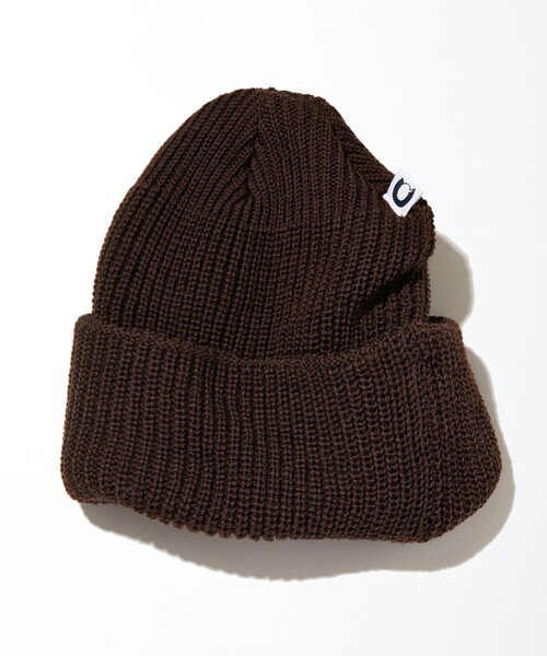 CAHLUMN(カウラム)の「CAHLUMN/カウラム Wool Rib Watch Cap/ウールリブ ワッチキャップ(ニットキャップ/ビーニー・メンズ・チャコールグレー/グリーン/ベージュ/ネイビー/ライトグレー/ブラウン・フリ-)」の14枚目の写真