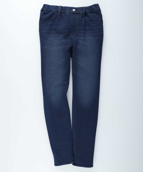 BACK NUMBER（バックナンバー）の「【BACK NUMBER】【エクストラサーモ】レギンスタイトストレートパンツ（デニムパンツ・レディース・ブラック/ダークインディゴブルー/ノンウォッシュ・L/XS/M/XL/S）」の10枚目の写真
