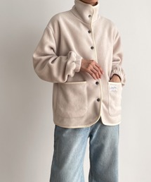 CANAL JEAN | smileyranna スタンドカラーフリースジャケット(その他アウター)