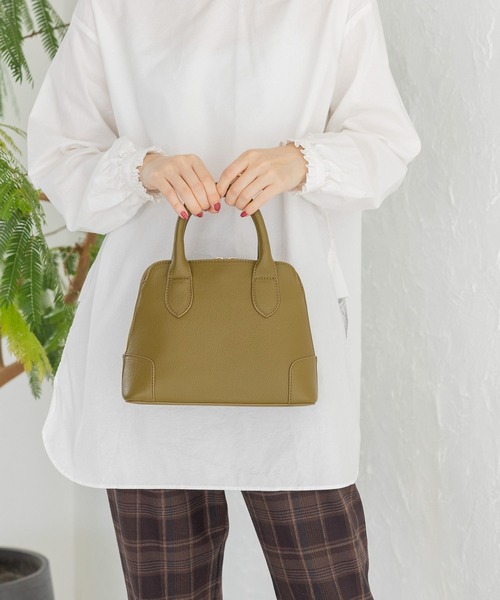 studio CLIP（スタディオクリップ）の「【2WAY】おでかけトート&ショルダーバッグ（ショルダーバッグ・レディース・ブラック/ライトグレー/オリーブ/アイボリー・FREE）」の4枚目の写真