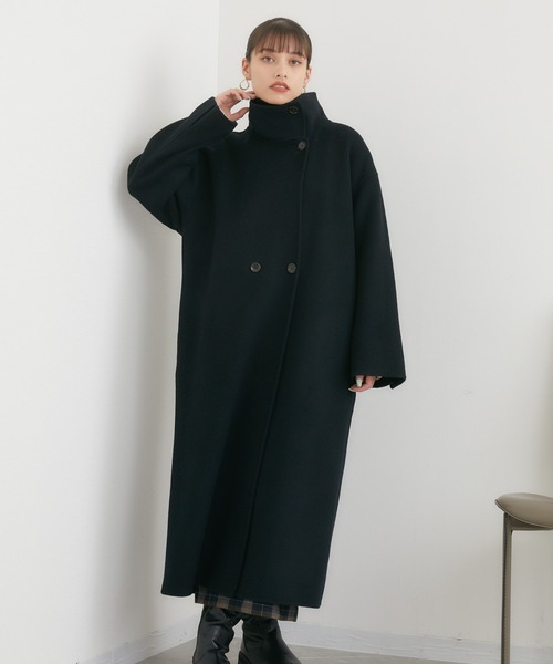 CLOCHE（クロシェ）の「cloche スタンドカラーコート（その他アウター