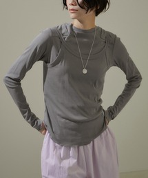 AMERICANA | [24SS]【Americana for SALON】別注シアーロンT＆キャミソールセットアップ(Tシャツ/カットソー)