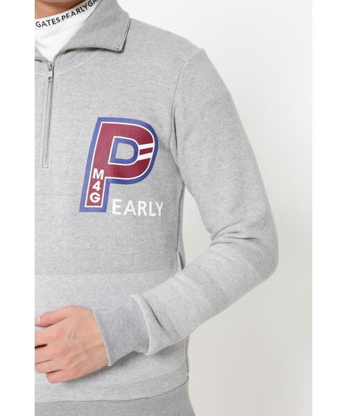 PEARLY GATES（パーリーゲイツ）の「タンデム裏毛ボーダー ハーフ