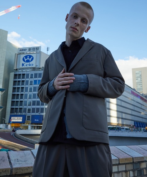 NUMBER (N)INE(ナンバーナイン)の「NUMBER (N)INE/ナンバーナイン W/P TWILL LAPEL 1B JACKET(テーラードジャケット・メンズ・ブラック/オリーブ・2/3/4)」の12枚目の写真