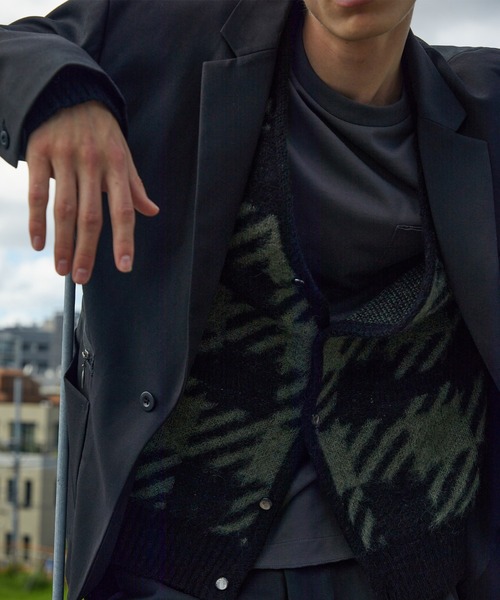 NUMBER (N)INE(ナンバーナイン)の「NUMBER (N)INE/ナンバーナイン W/P TWILL LAPEL 1B JACKET(テーラードジャケット・メンズ・ブラック/オリーブ・2/3/4)」の9枚目の写真