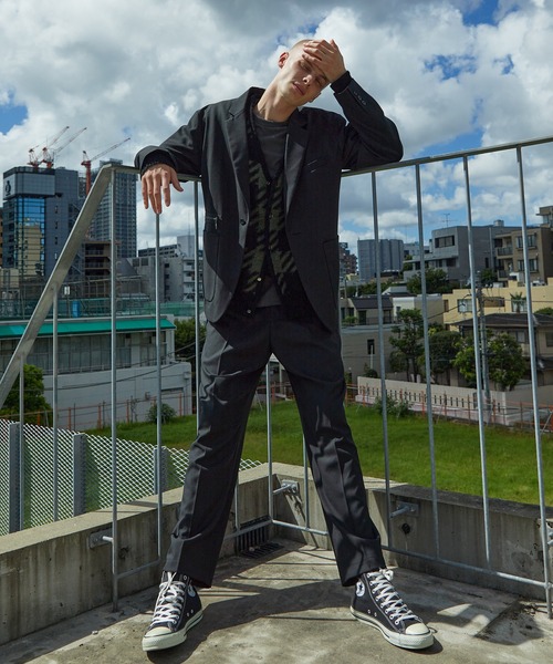 NUMBER (N)INE(ナンバーナイン)の「NUMBER (N)INE/ナンバーナイン W/P TWILL LAPEL 1B JACKET(テーラードジャケット・メンズ・ブラック/オリーブ・2/3/4)」の6枚目の写真