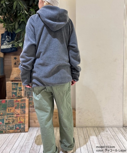 GREEN BOWL（グリーンボウル）の「【日本製】グリーンボウル【GREEN BOWL】Fleece Parka（パーカー・メンズ・サンドベージュ/カーキ/チャコールグレー・M/L）」の8枚目の写真