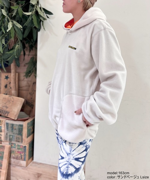 GREEN BOWL（グリーンボウル）の「【日本製】グリーンボウル【GREEN BOWL】Fleece Parka（パーカー・メンズ・サンドベージュ/カーキ/チャコールグレー・M/L）」の14枚目の写真