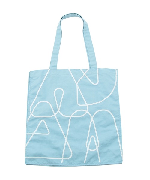 ADAM ET ROPE'（アダムエロペ）の「【サステナブル】ロゴプリントトートバッグ（トートバッグ・レディース・チャコールグレー/ベージュ/サックスブルー/ピンク・FREE）」の17枚目の写真