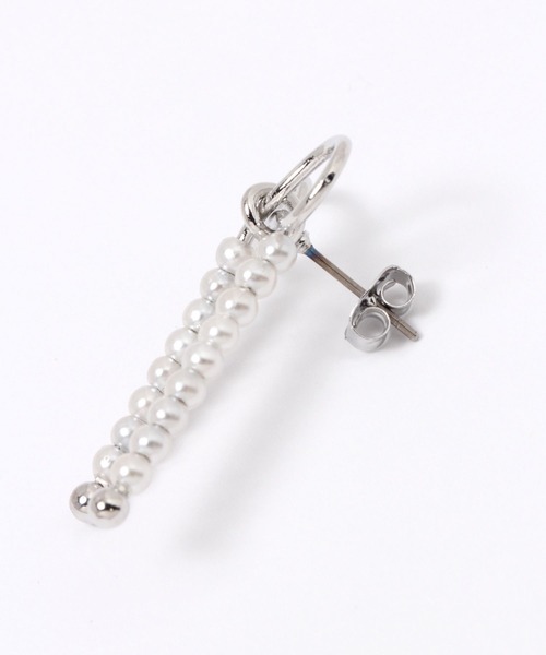 Heather（ヘザー）の「パールリボンピアス　100514（ピアス（両耳用）・レディース・シルバー/ゴールド・ONE SIZE）」の6枚目の写真