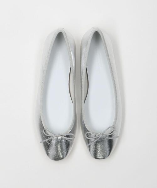 green label relaxing（グリーンレーベルリラクシング）の「ラウンド バレエ フラットシューズ- 晴雨兼用 -（バレエシューズ・レディース・ブラック/シルバー/ゴールド・22.5cm/23cm/23.5cm/24cm/24.5cm/25cm）」の22枚目の写真